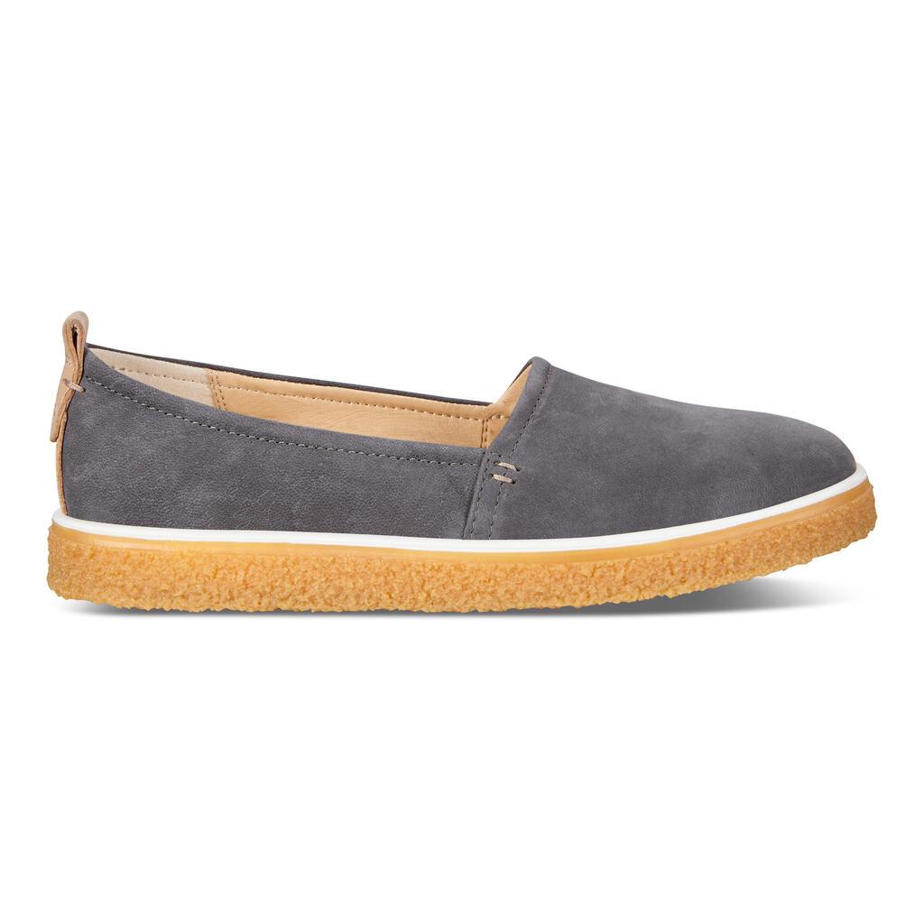 Ecco Crepetray Womens Slip On Casual Shoes Grey Online - India JSP-931854